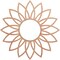 Ekena Millwork Daisy Wood Fretwork Pierced Ceiling Medallion, Cherry, 40"OD x 13 1/4"ID x 1/4"T CMWP40X40X0250DACH - alternate 1